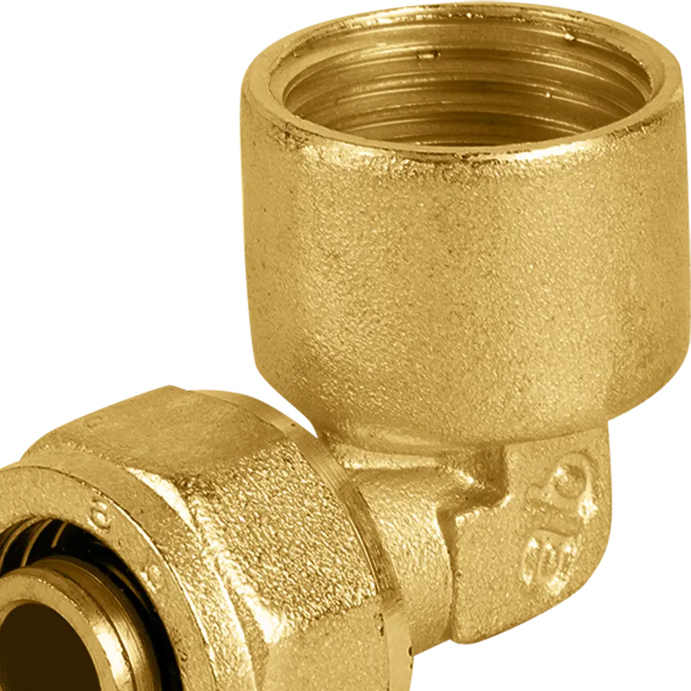 Угловой фитинг AQUABEAM 90° для труб 16 мм с внутренней резьбой 1/2" 82275223 STLM-0023768 - Вид №2