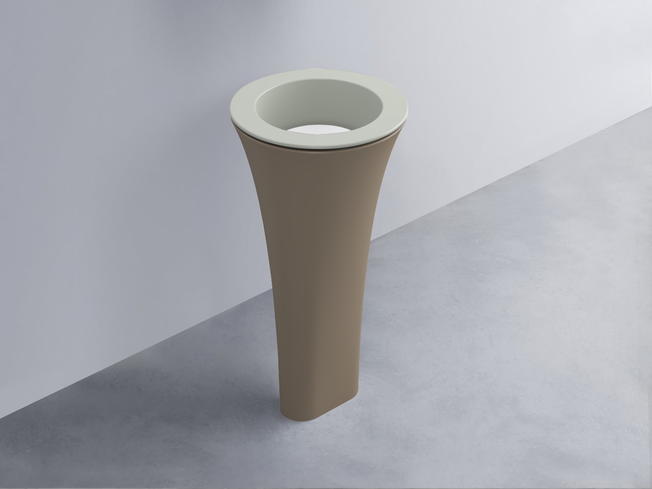 AMLA45-PM+AMPILT-BL+AMCOLT-AN Раковина Amedeo Tondo отдельностоящая cielo Enjoy + Amedeo Ceramica Cielo