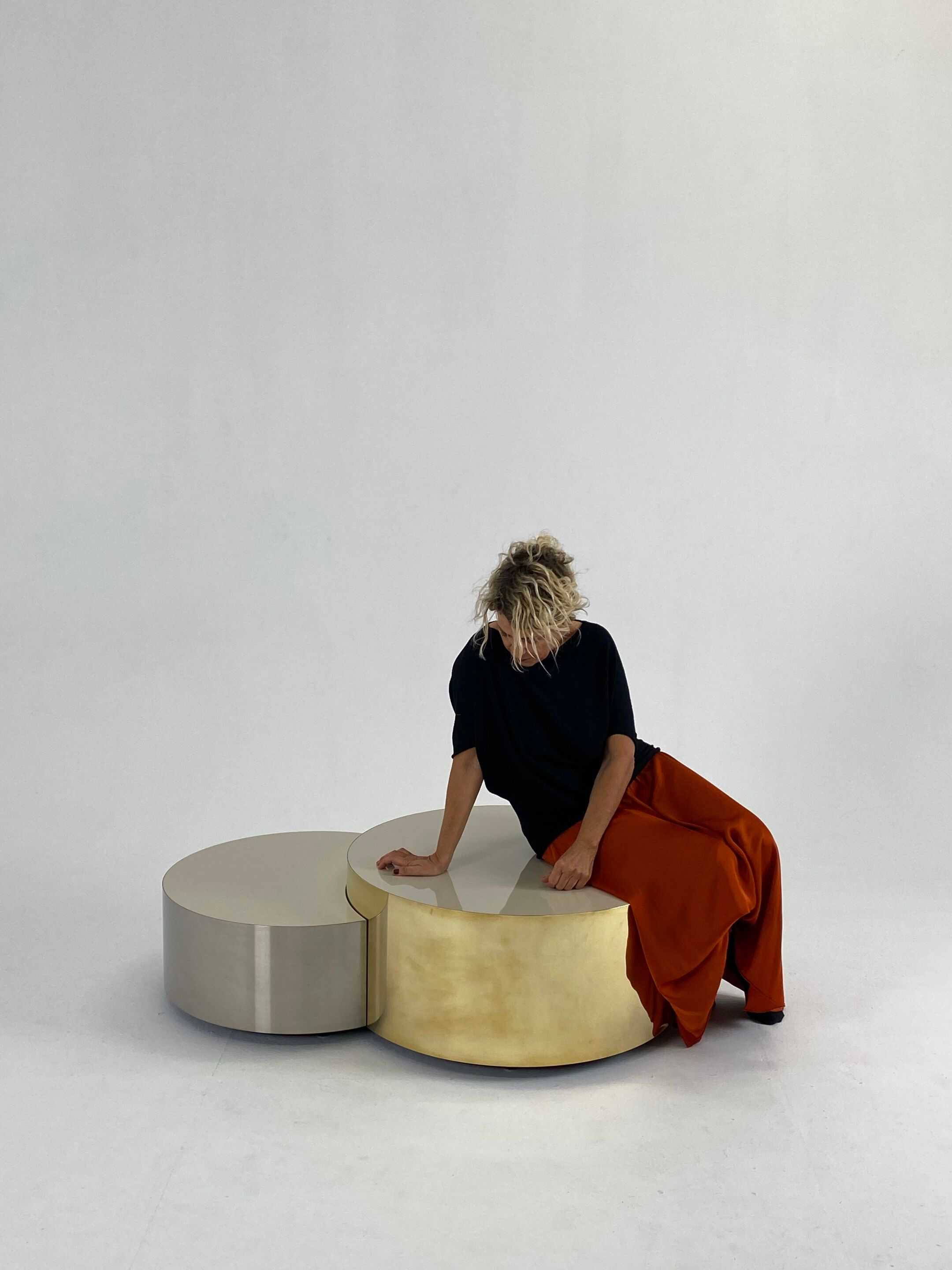 Набор журнальных столиков из ламинированного стекла и металла Jover+Valls Antique Boutique-Luna ARCH-00104161 - Вид №34