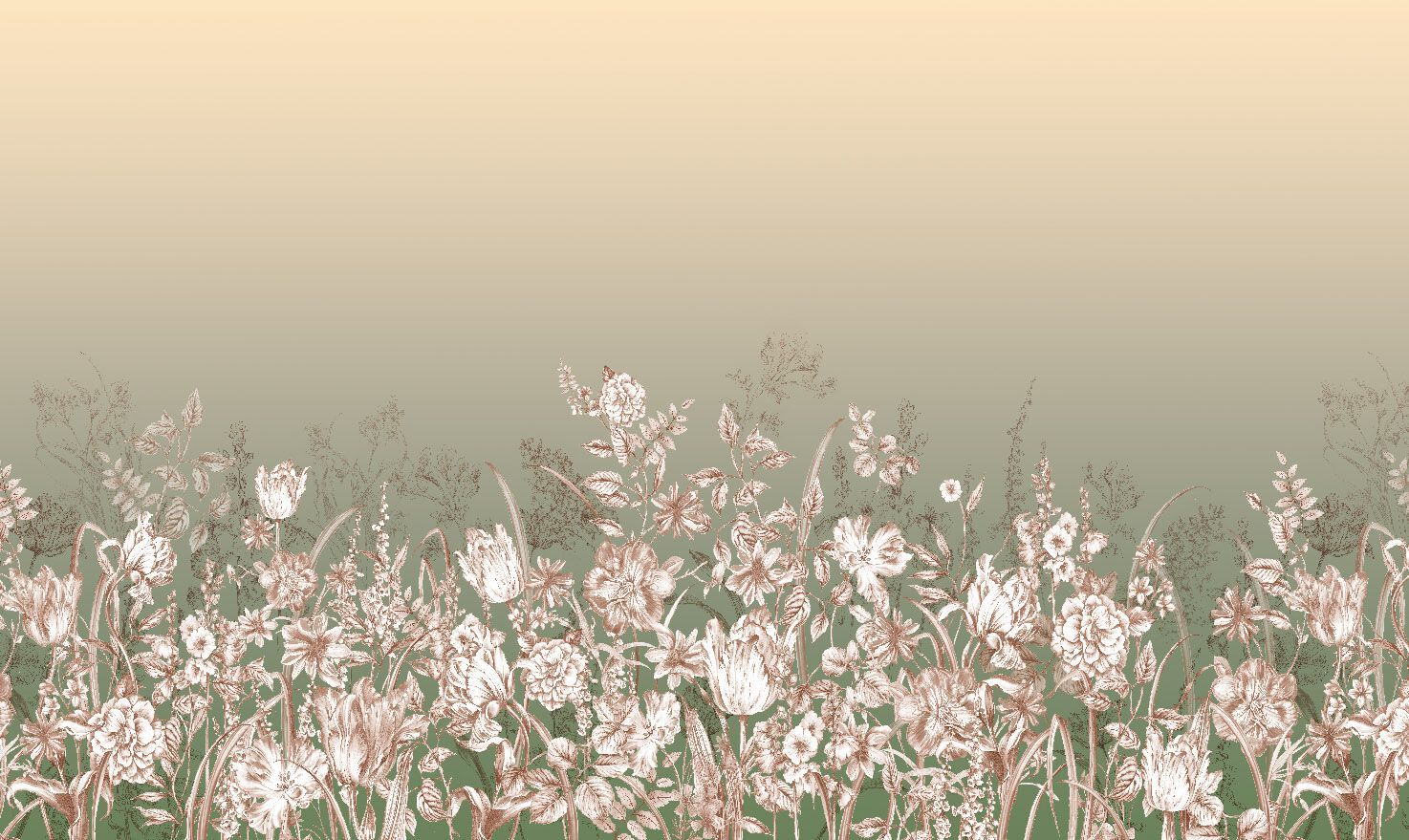 Обои с цветочными мотивами Jannelli&Volpi PRATO FIORITO ARCH-00070816 - Вид №4