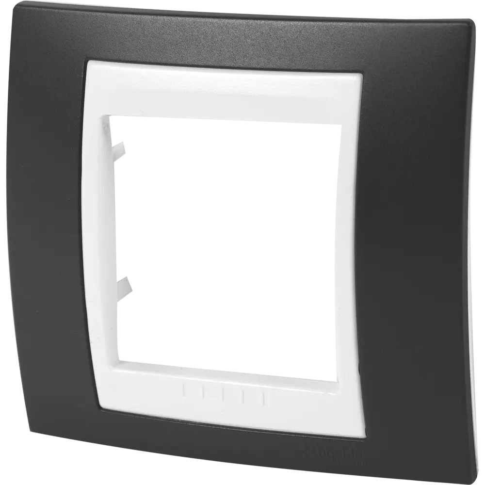 Рамка для розеток и выключателей Systeme Electric Unica 1 пост, цвет какао/белый STLM-2136289 - Вид №2