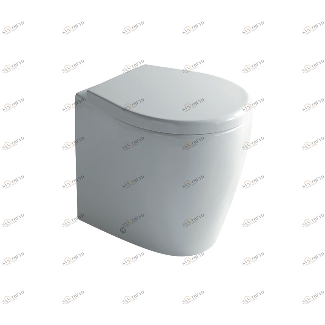 9909 Приставной унитаз напольный Белый Galassia XES Италия