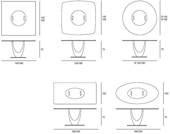 Pacini & Cappellini Круглый мраморный стол sun-id-1470875 - Вид №2