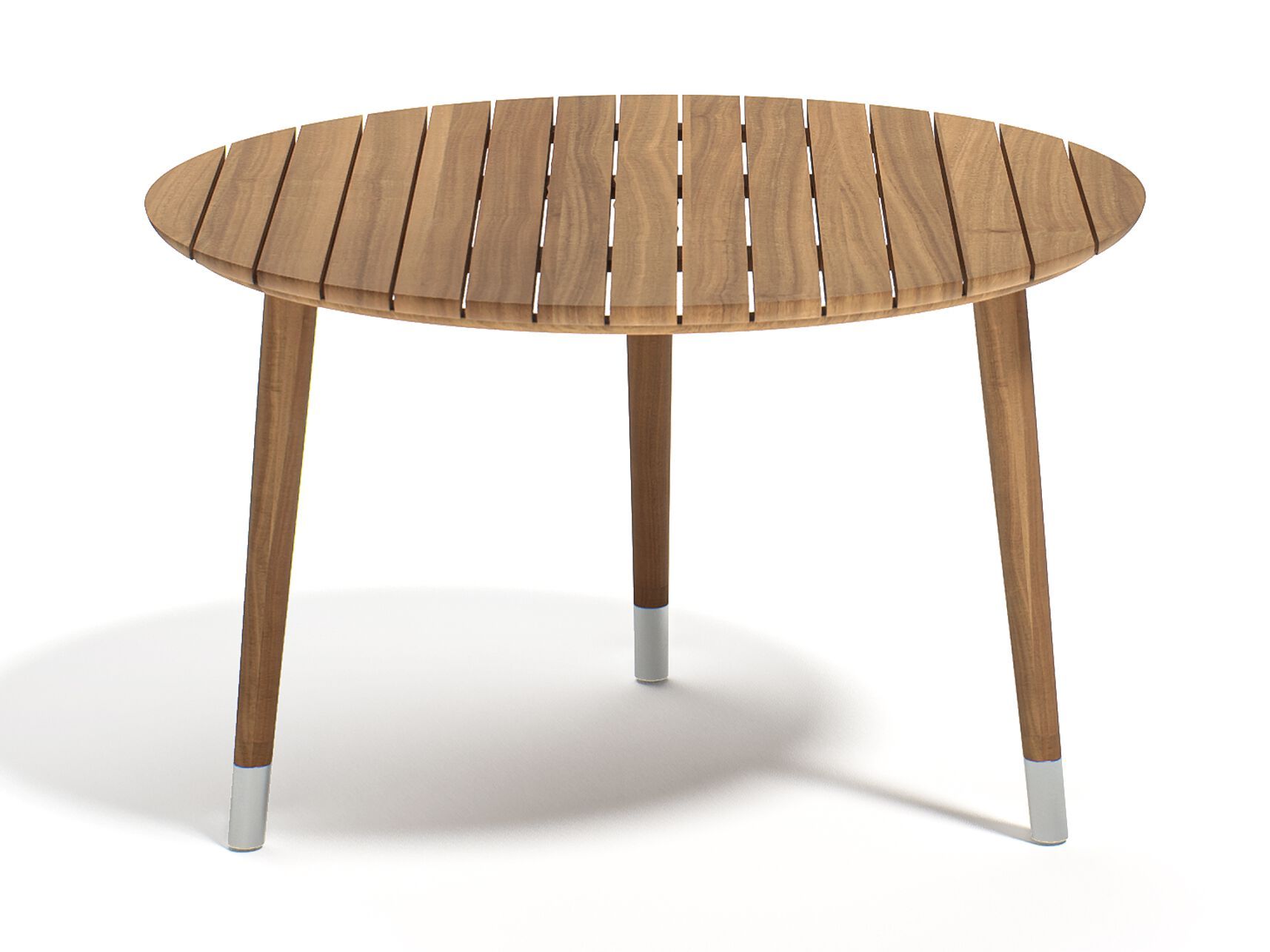 Круглый низкий стол из тикового дерева Atmosphera Медуза ARCH-00077817