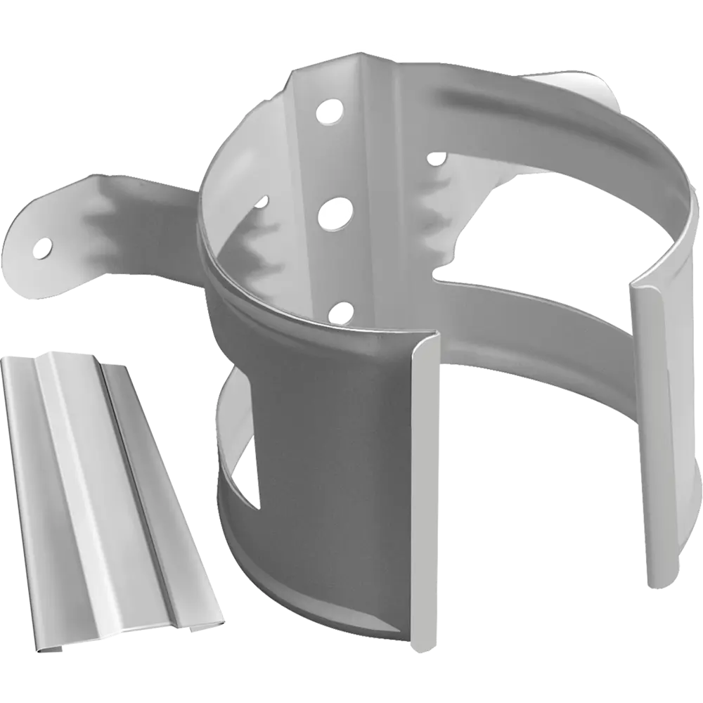 Крепление для трубы на дерево 90 мм цвет сигнальный белый Grand Line STLM-2188589