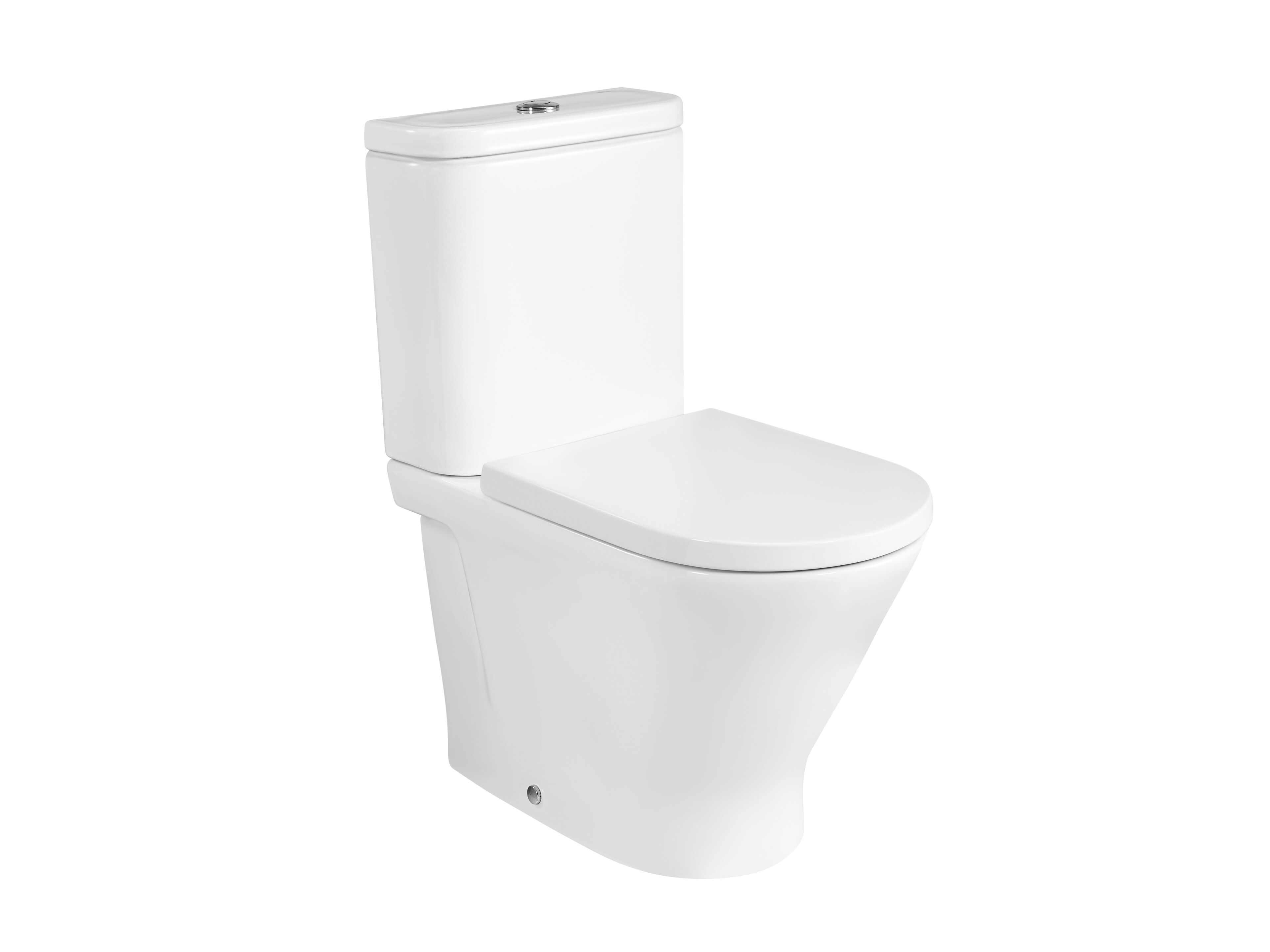 Компактный фарфоровый туалет без бриды Roca The Gap ARCH-00033068 - Вид №1