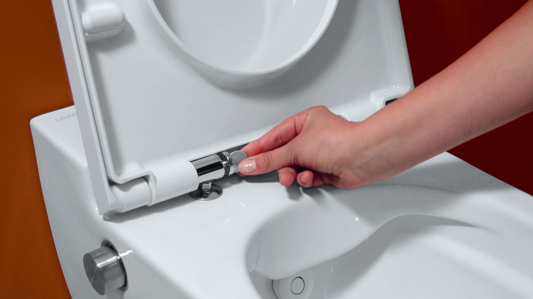 H8206014007171 Подвесной унитаз-биде, безободковый rimless, включает в комплект съемное сиденье с крышкой с механизмом "мягкое закрывание" LAUFEN PRO - Вид №29