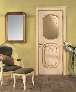 I2 Tifernoit Дверь, украшенная вручную Porte