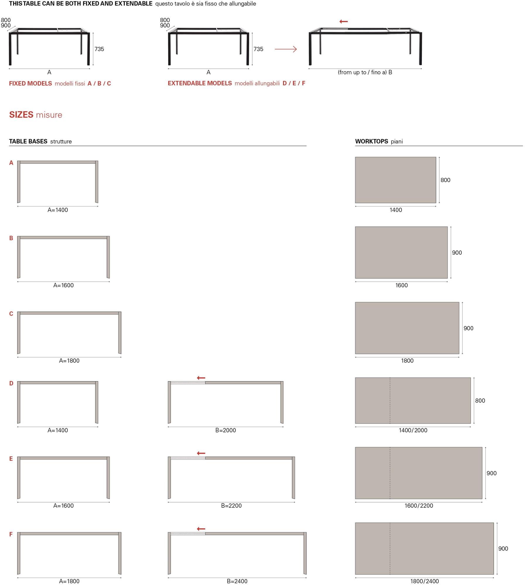 Nitesco Раздвижной прямоугольный стол Corallo sun-id-1358133 - Вид №3