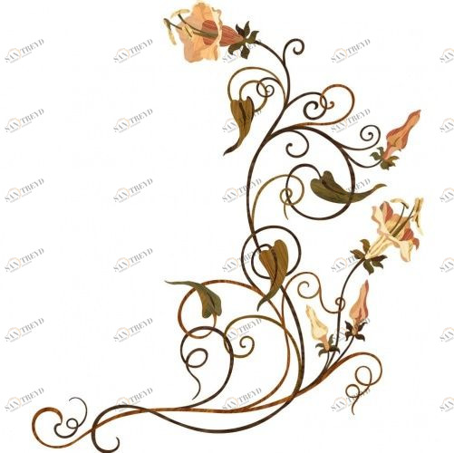 Художественный паркет Da Vinci Паркетный Декор 26-005 Орех американский (Гладкая) 900х500 мм 26012005