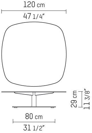 Piet Boon Низкий журнальный столик  Pbc 03.86.01 Pbc 03.86.01. - Вид №3