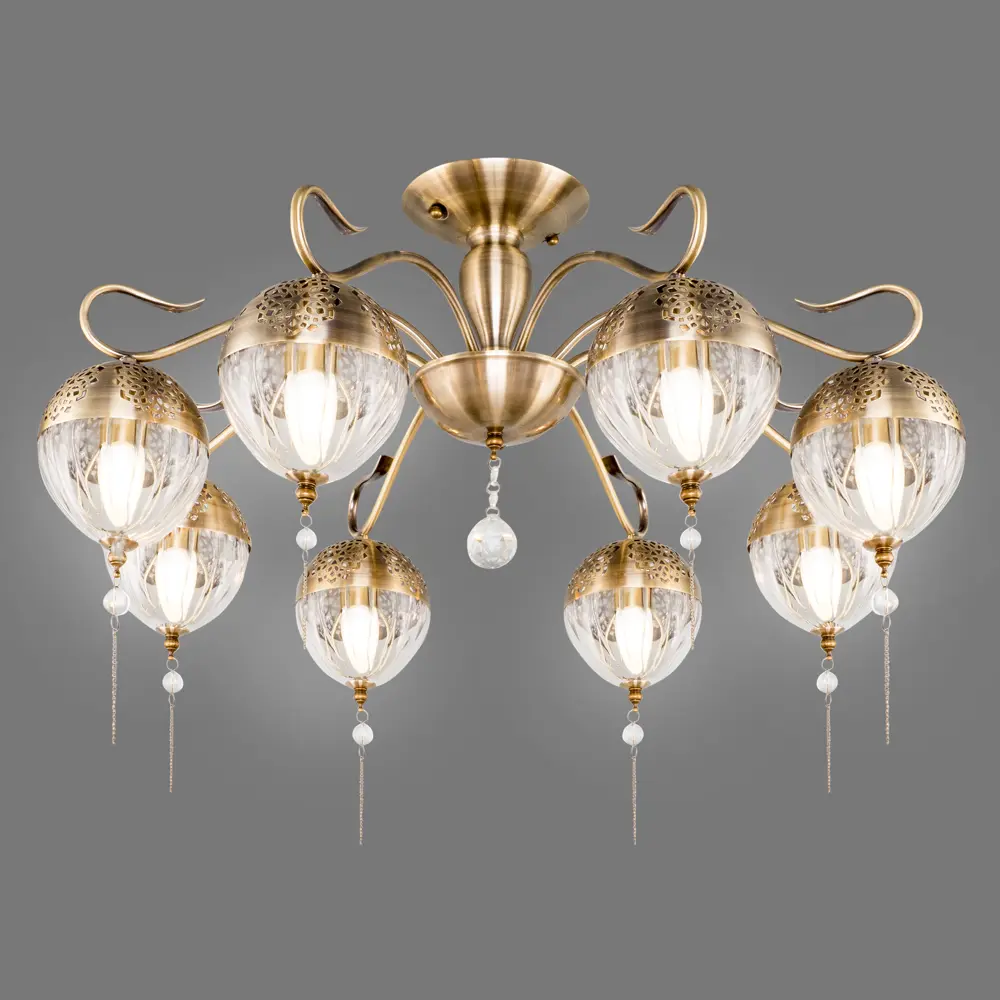 Люстра «Faberge» 594/8PL 8хЕ14х40 Вт цвет античная бронза Escada STLM-2025222 - Вид №3