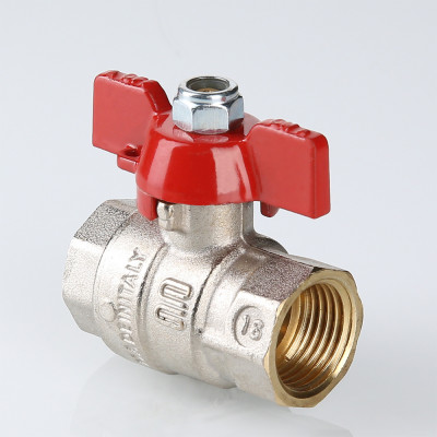 S.217.03 Кран шаровой ENOLGAS BASIC с ручкой «бабочкой» и внутренней резьбой Valtec 3/8"  - Вид №5