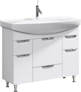 Лайн тумба под умывальник Лагуна 1050 с тремя ящиками Li.01.10,