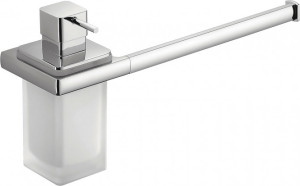 B6274 Полотенцедержатель 32 см с дозатором (хром) COLOMBO LULU