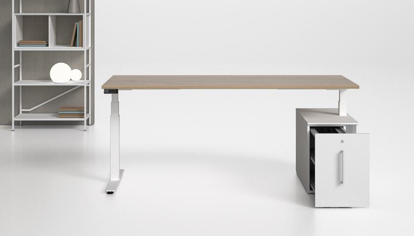Bralco Регулируемый по высоте стол со встроенной полкой Winglet sun-id-1420670 - Вид №2