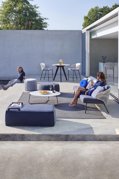 MNST28 3 мест. диван фиксированный лава серебристый Manutti Radius - Вид №4