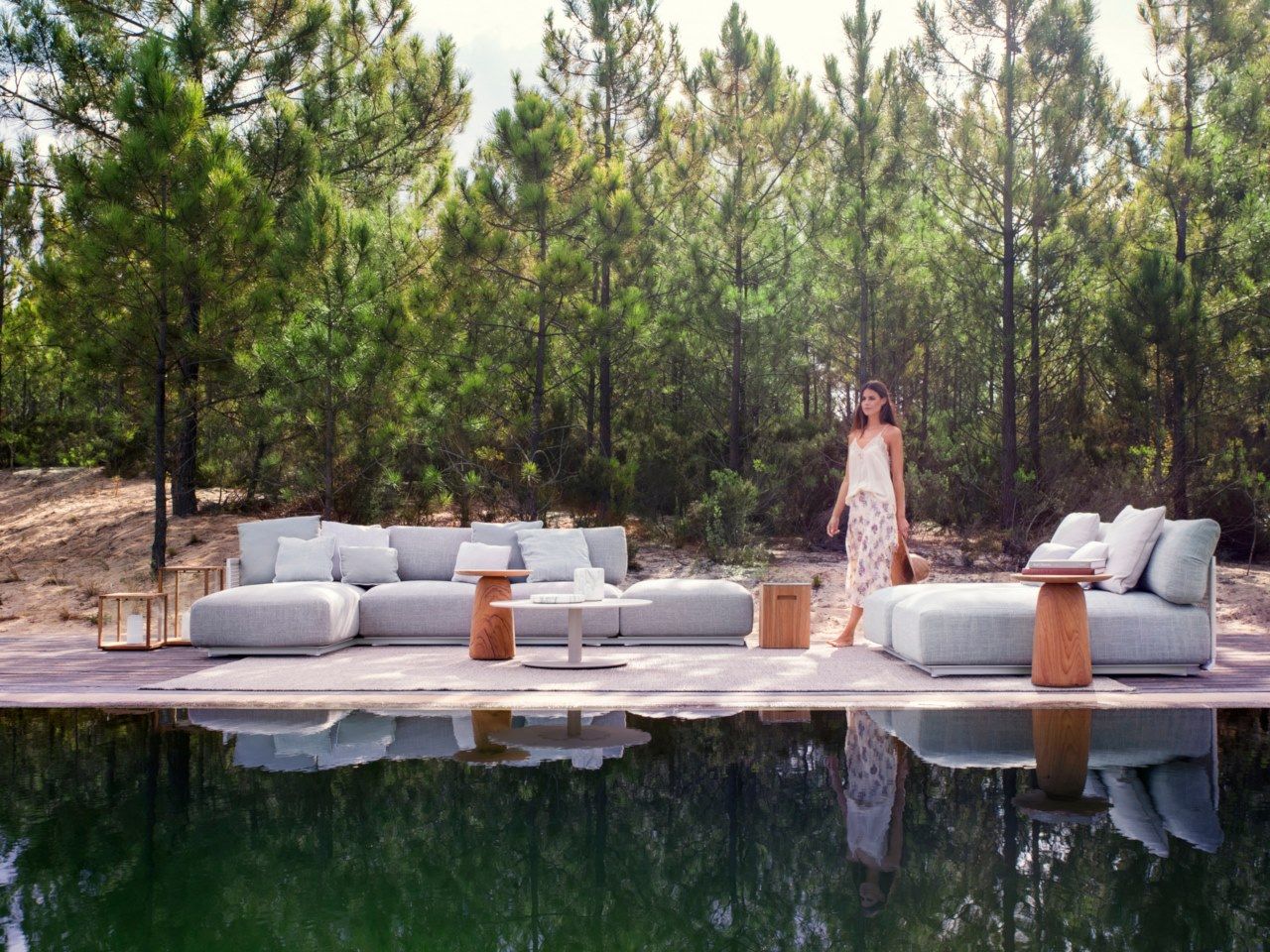 Ткань сад диван TRIBÙ узлы ARCH-00077671 - Вид №6