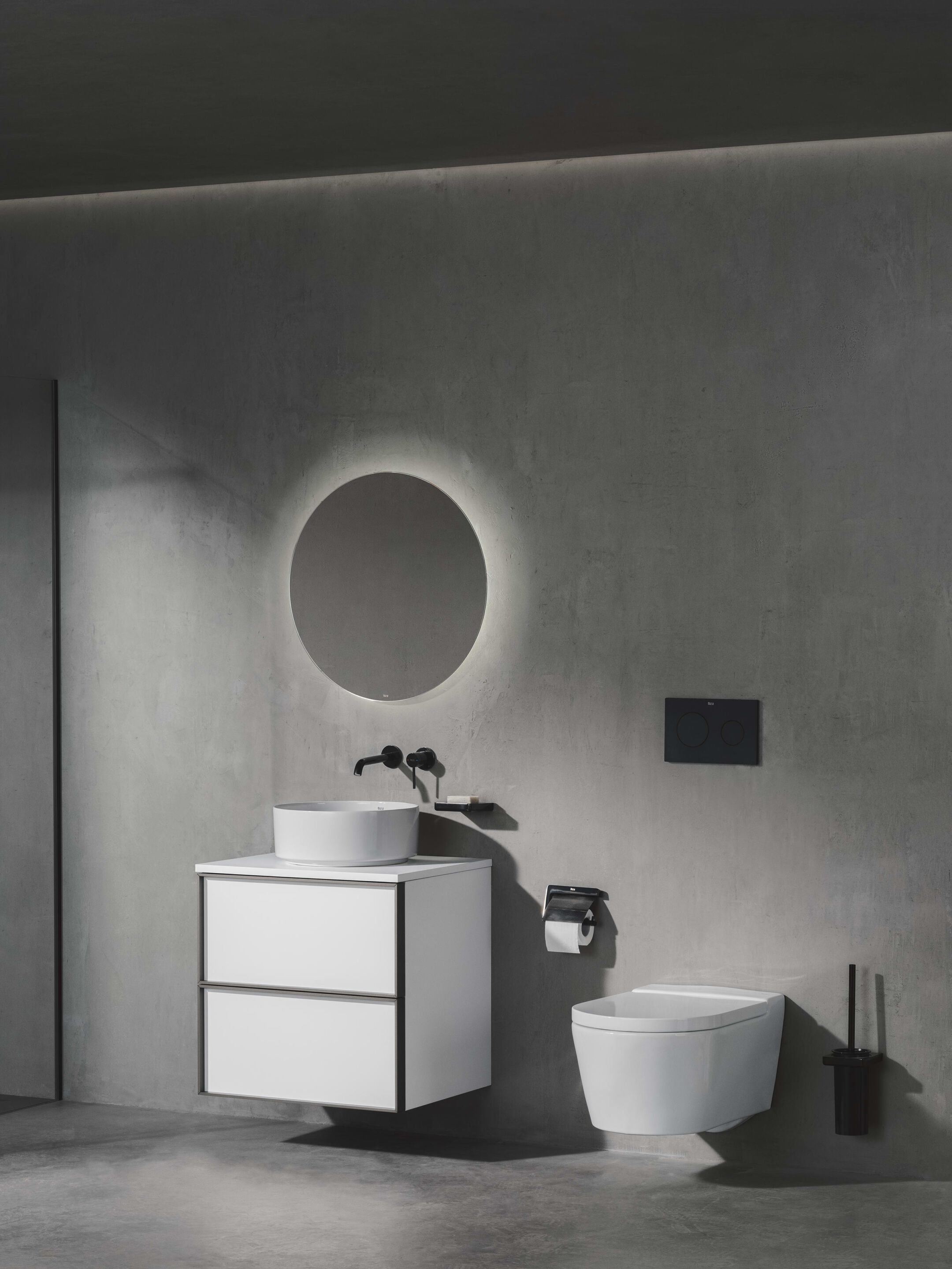 Металлический держатель рулона с крышкой Roca время ARCH-00023561 - Вид №8