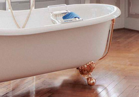 Gentry Home Bexley Cast iron bathtubs with feet Розовое золото GH100592  - Вид №1