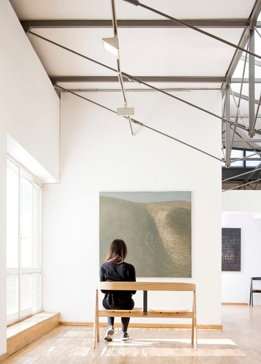 Дубовая скамья со спинкой Gazzda Ava ARCH-00042434 - Вид №3