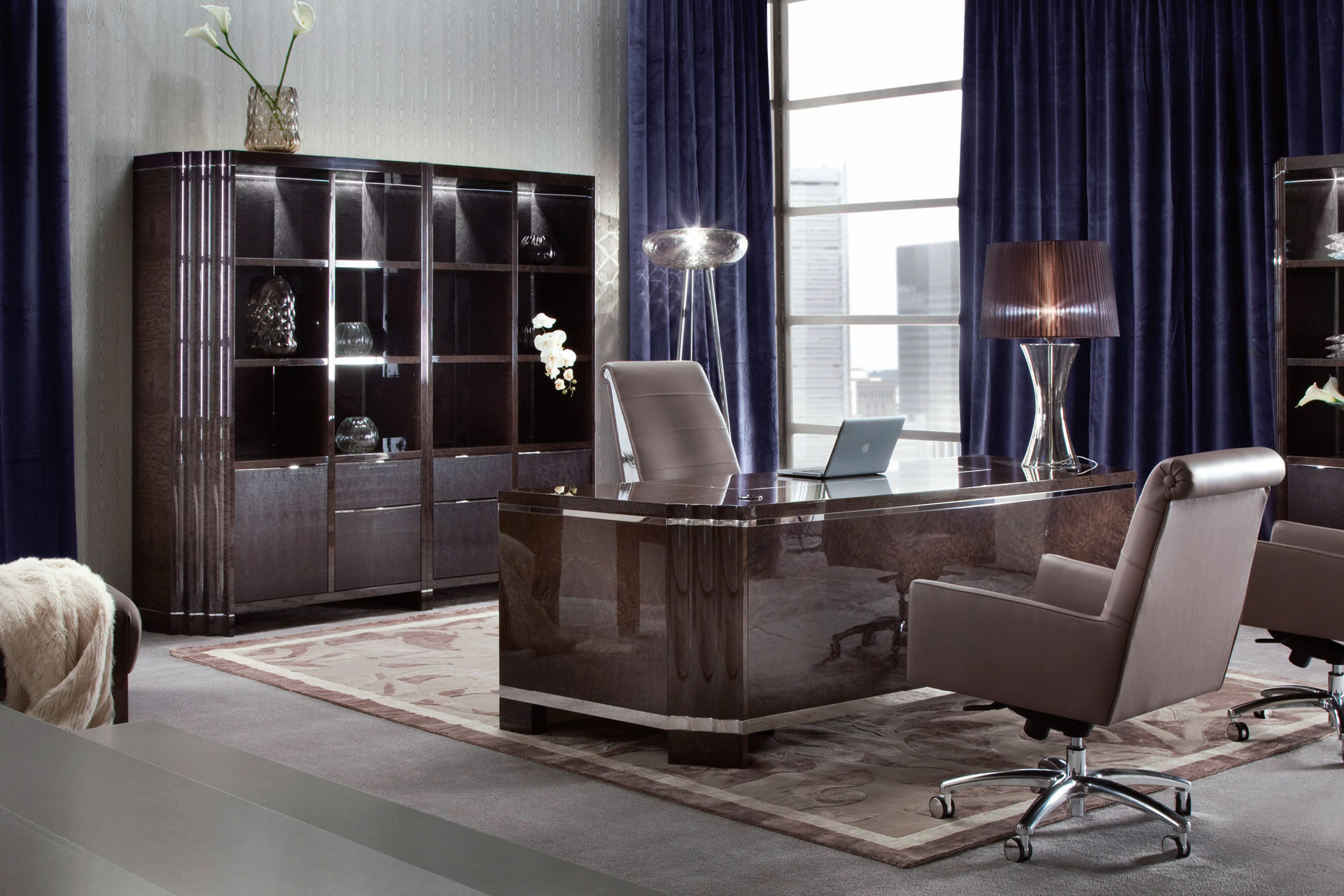 4084 Absolute книжный шкаф с открытыми полками сверху - giorgio collection  - Вид №2