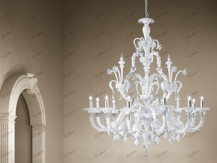 Sylcom Люстра из стекла с кристаллами Rezzonico 1470/1471/1472
