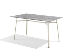 Прямоугольный стальной стол с порошковым покрытием