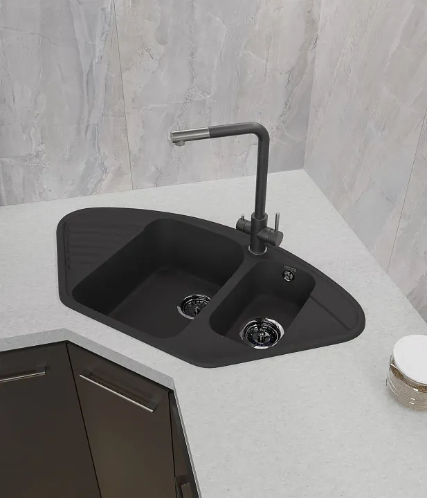 Кухонная мойка Кварц QUARZ S268 GranFest 14-S268 - Вид №5