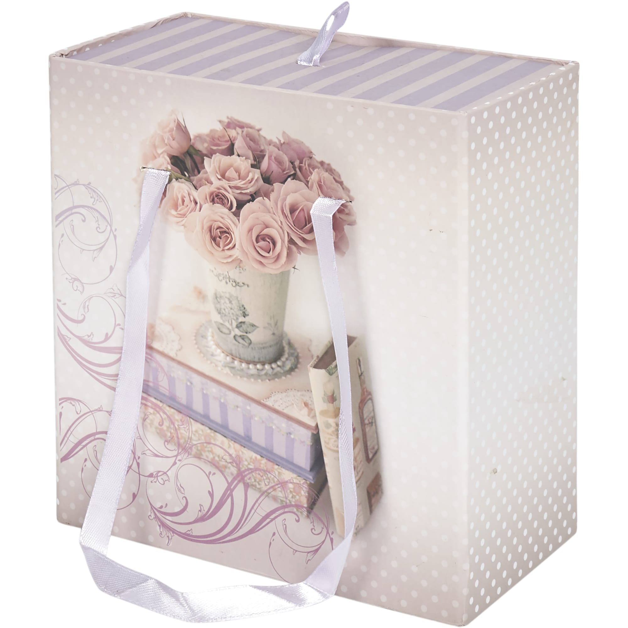 82179548 Коробка подарочная 77309, картон, 16х16х8 см Santreyd 