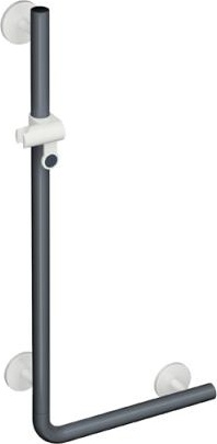 950.33.2S91 Угловая ручка с держателем для душа, нестандартная длина HEWI Greifen 