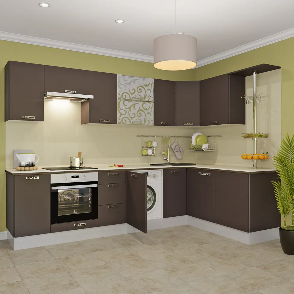 Двери для шкафа Delinia «Графит» 80x15 см, МДФ, цвет сиреневый, 3 шт STLM-2030091 - Вид №2