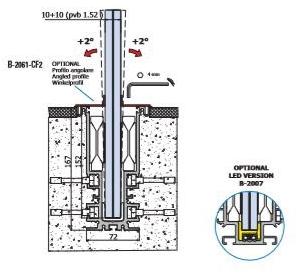 Metalglas Bonomi Утопленная балюстрада sun-id-1459061 - Вид №1