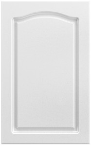 Фасады для кухни Классика Фрезеровка «Классика+» Белый металлик Аляска №526