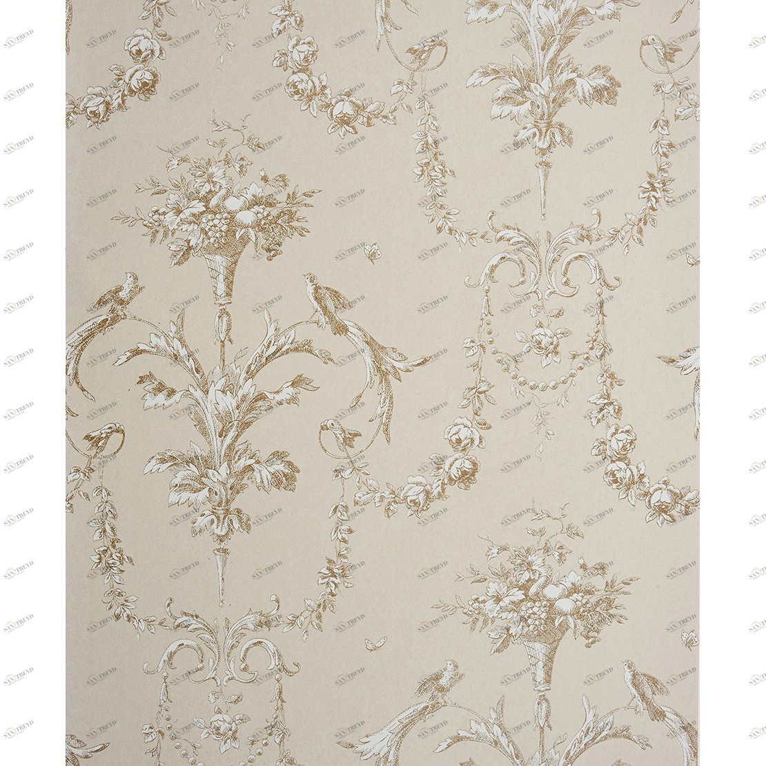 Рулон обоев CHANTILLY CHT22941127. Основа нетканый материал Casadeco