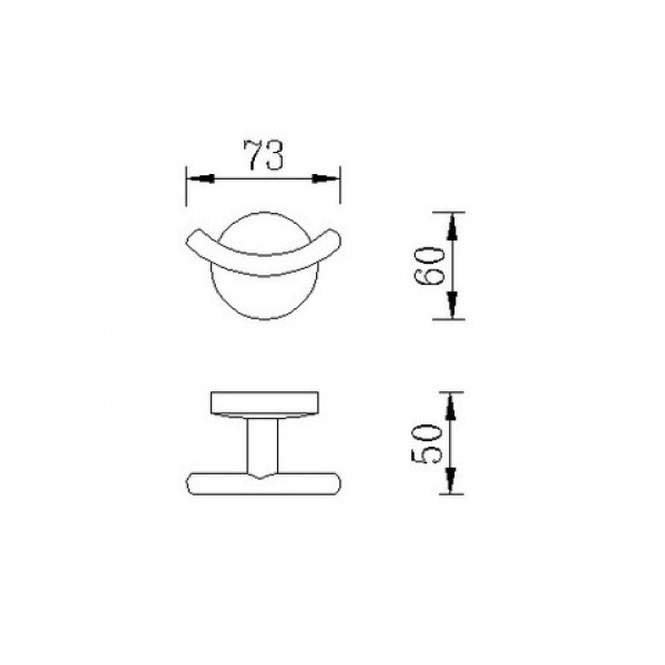 Крючок двойной RUSH Fiji 18220 sun-id-561614 - Вид №1