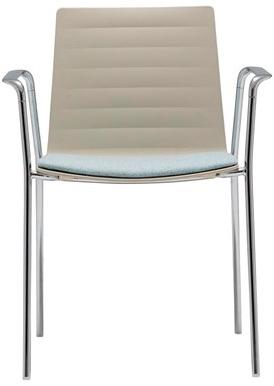 Andreu World Стул из полимера штабелируемый с подлокотниками Flex high back So1610 - Вид №6