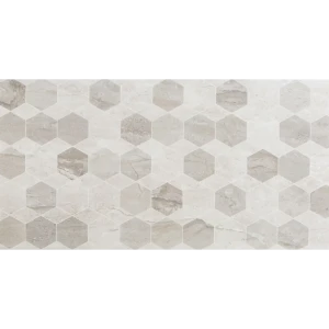 Плитка настенная Marmo Milano Hexagon 30х60 см 1.44 м² цвет серый 82637807 STLM-2090935