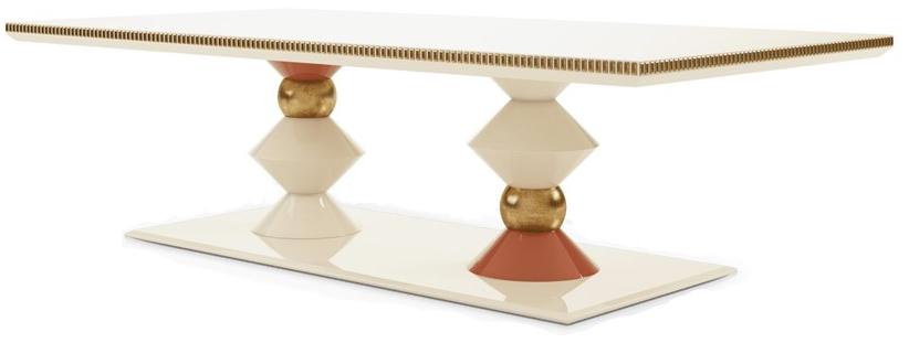 Malabar Лакированный прямоугольный обеденный стол из дерева Cortez sun-id-1407390 - Вид №1