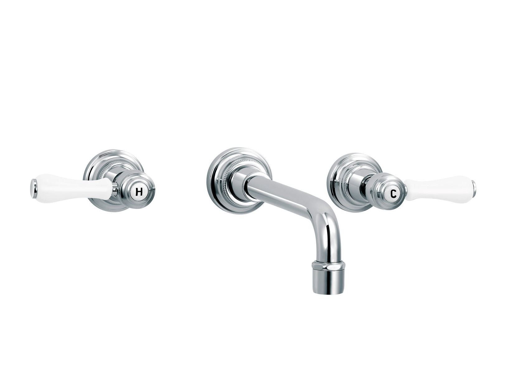 Настенный смеситель для раковины с 3 отверстиями rvb 1935 Лимож ARCH-00144245 - Вид №1