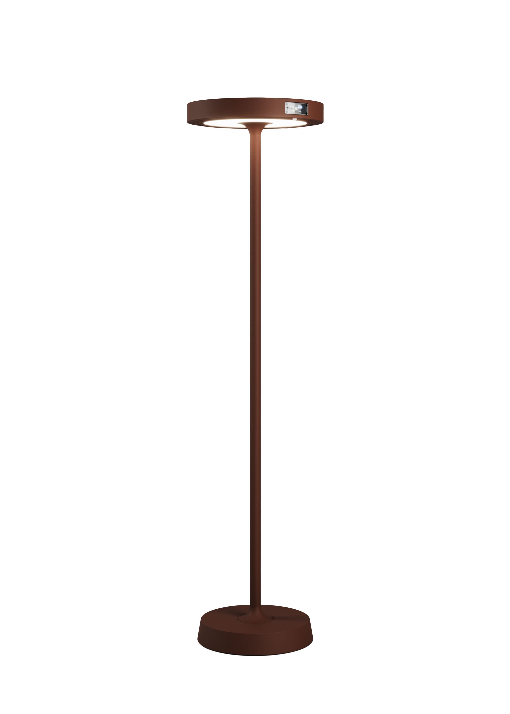 Алюминиевая напольная перезаряжаемая напольная лампа Zafferano BARBELL SOLAR RF ARCH-00092220 - Вид №8