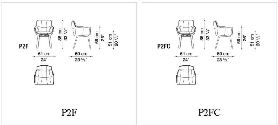 B&B Italia Стул с обивкой и подлокотниками Husk sun-id-1472344 - Вид №5