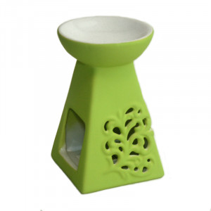 14747 Аромалампа "Арт-деко" 12.5 см салатовая JT41216-PK Giftman