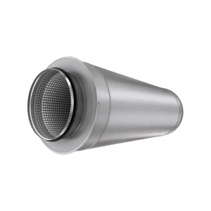 91837363 Шумоглушитель круглый Provent RS 250x900 оцинкованная сталь STLM-1535532