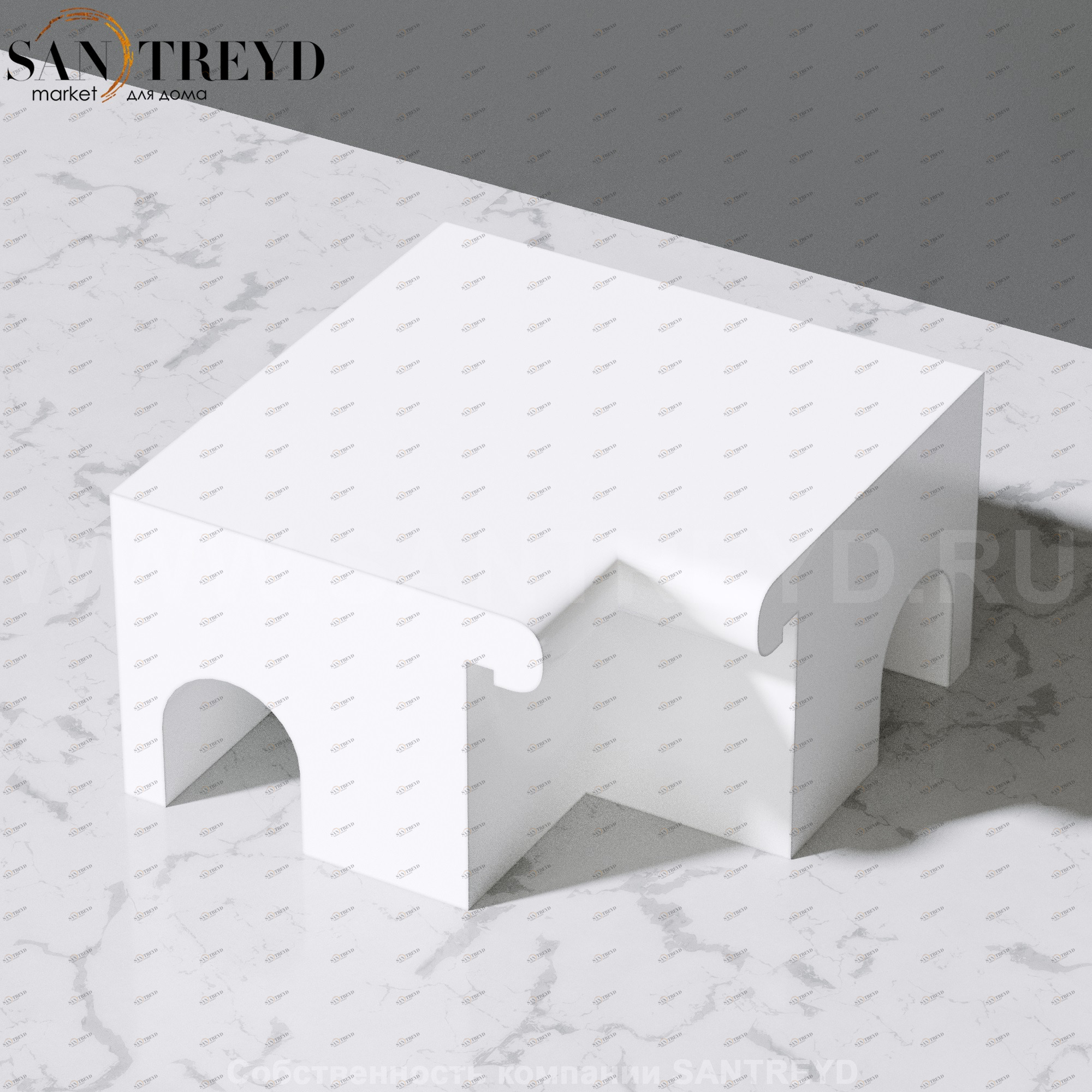 Effegibi ACCESSORI Модульная скамейка для облицовки, закругленная секция угловая белая. Возможна установка LED подстветки SV31000013