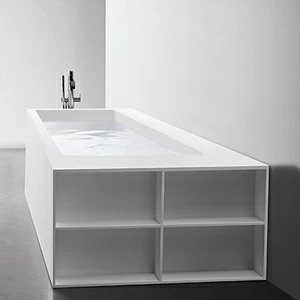 Ванна пристенная BIBLIO42-3 Antonio Lupi BIBLIO L=190 см