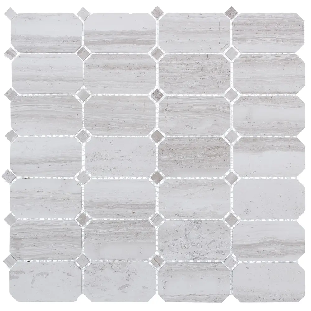 Мозаика Artens «Mocca», 30х30 см, мрамор, цвет серый STLM-2123494