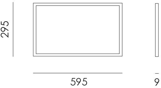 NEXO LUCE Встраиваемый светодиодный светильник для подвесных потолков Inlux recessed 5186 - Вид №1