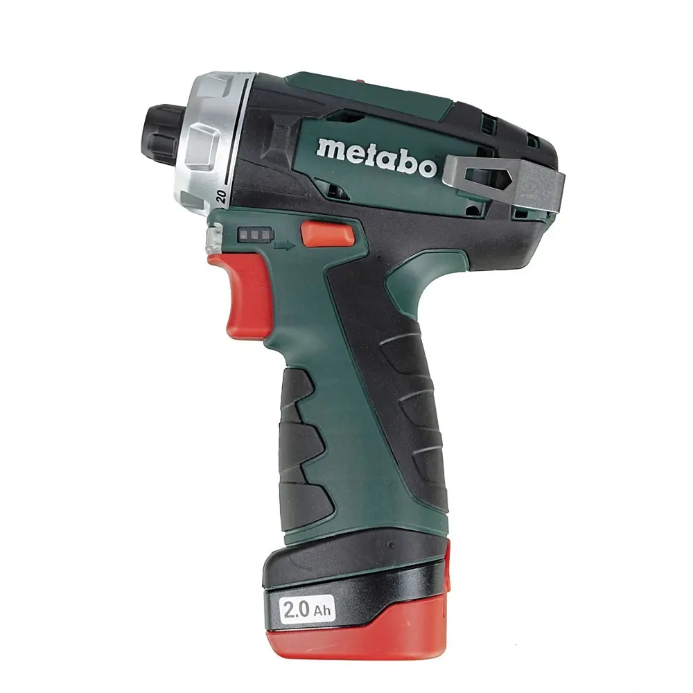Дрель-шуруповерт аккумуляторная Metabo PowerMaxx BS 600984000, 12 В Li-Ion 2x2 Ач STLM-2206147 - Вид №3