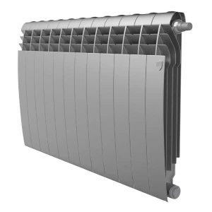 Радиатор секционный Royal Thermo Biliner 500/87 12 секций нижнее подключение биметалл серый 89391442 STLM-2007888